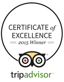 certificate of excellence 2015 trip advisor